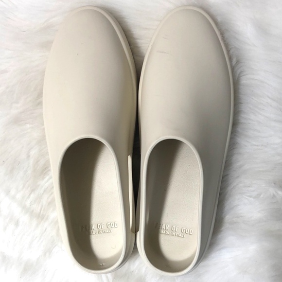 Fear Of God Mens Beige Flip Flop Size 44 / US Size 10.5 - Picture 4 of 9